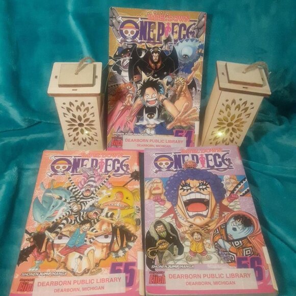 One Piece Impel Down 54, 55, 56 By Eiichiro Oda, Viz 3 Ex-library Manga Lot - Picture 1 of 7